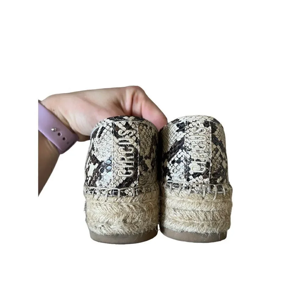 CIRCUS by SAM EDELMAN CORA PLATFORM ESPADRILLES SLIP‎ ONS size 6.5 / 6